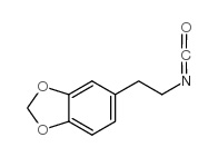 3,4-亚甲基二氧苯乙基异氰酸酯结构式