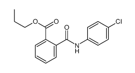propyl 2-[(4-chlorophenyl)carbamoyl]benzoate Structure