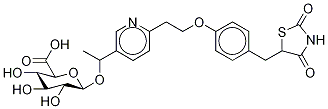 羟基吡格列酮(M-IV)β-D-葡糖醛酸结构式