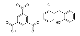 2-[(2-chlorophenyl)methyl]phenol,3,5-dinitrobenzoic acid结构式