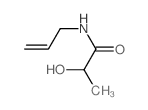 2-hydroxy-N-prop-2-enyl-propanamide structure