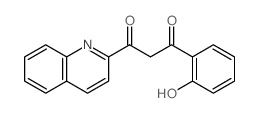 1,3-Propanedione,1-(2-hydroxyphenyl)-3-(2-quinolinyl)-结构式
