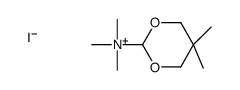 (5,5-dimethyl-1,3-dioxan-2-yl)-trimethylazanium,iodide结构式