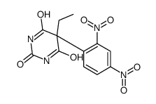5-(2,4-dinitrophenyl)-5-ethyl-1,3-diazinane-2,4,6-trione结构式