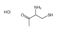 3-amino-4-sulfanylbutan-2-one,hydrochloride Structure