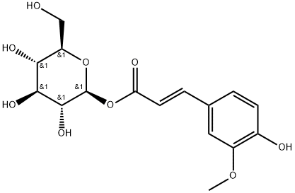 1-O-阿魏酰葡萄糖结构式