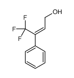 4,4,4-trifluoro-3-phenylbut-2-en-1-ol Structure