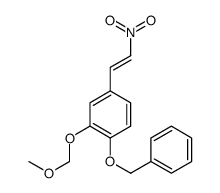 2-(methoxymethoxy)-4-(2-nitroethenyl)-1-phenylmethoxybenzene Structure
