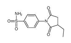 4-(3-ethyl-2,5-dioxopyrrolidin-1-yl)benzenesulfonamide结构式