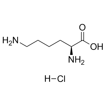 L-(+)-Lysine monohydrochloride Structure