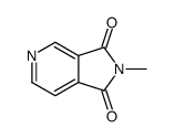 2-methylpyrrolo[3,4-c]pyridine-1,3-dione结构式