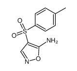 4-(toluene-4-sulfonyl)-isoxazol-5-ylamine Structure