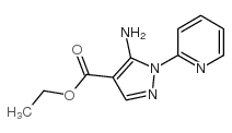 5-氨基-1-(2-吡啶基)-1H-吡唑-4-羧酸乙酯结构式