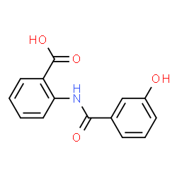 Benzoic acid, 2-[(3-hydroxybenzoyl)amino]- (9CI) Structure