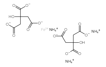 ferric ammonium citrate structure