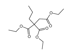 pentane-1,2,2-tricarboxylic acid triethyl ester Structure