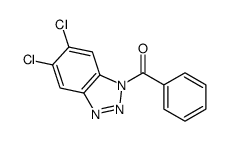 1H-Benzotriazole, 1-benzoyl-5,6-dichloro-结构式