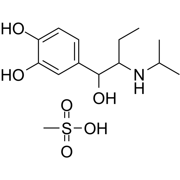 异丙肾上腺素甲磺酸盐结构式