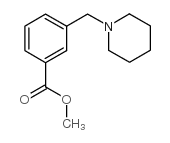 3-(哌啶-1-甲基)苯甲酸甲酯结构式