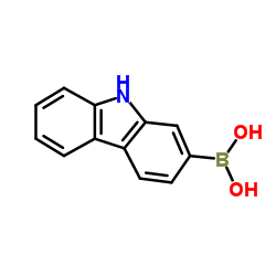 9H-carbazole-2-boronic acid Structure