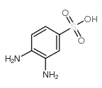 3,4-Diaminobenzenesulfonic acid structure