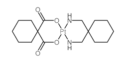 1,3-Cyclohexanedicarboxylic acid, platinum complex structure