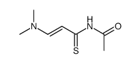 2-N-acetylamino-4-N,N-dimethylamino-1-thiabuta-1,3-diene结构式