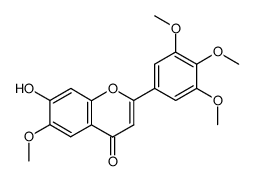 6,3',4',5'-tetramethoxy-7-hydroxyflavone Structure