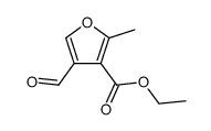 4-formyl-2-methyl-furan-3-carboxylic acid ethyl ester Structure