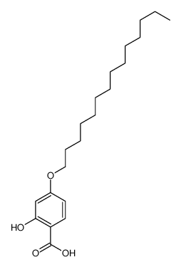 2-hydroxy-4-tetradecoxybenzoic acid Structure