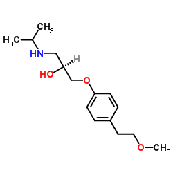 (S)-Metoprolol Structure
