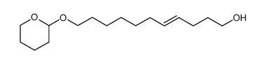 11-(2-tetrahydropyranyloxy)-trans-4-undecen-1-ol结构式