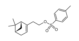 (-)-2-(6,6-dimethylbicyclo[3.1.1]hept-2-enyl)ethyl 4-toluenesulfonate结构式