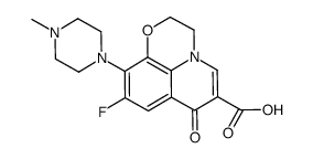 Desmethylofloxacin结构式