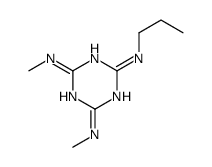 4-N,6-N-dimethyl-2-N-propyl-1,3,5-triazine-2,4,6-triamine Structure