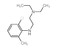 1,2-Ethanediamine,N2-(2-chloro-6-methylphenyl)-N1,N1-diethyl-结构式