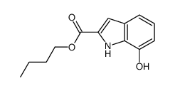 butyl 7-hydroxy-1H-indole-2-carboxylate Structure