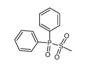 (methylsulfonyl)diphenylphosphine oxide Structure
