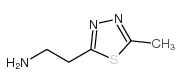 1,3,4-Thiadiazole-2-ethanamine,5-methyl- Structure