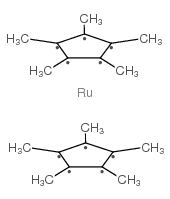 bis(pentamethylcyclopentadienyl)ruthenium Structure