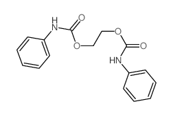 2-(phenylcarbamoyloxy)ethyl N-phenylcarbamate结构式