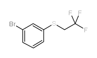 1-溴-3-(2,2,2-三氟-乙基磺酰基)-苯结构式
