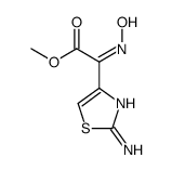 methyl 2-amino-alpha-(hydroxyimino)thiazol-4-acetate Structure