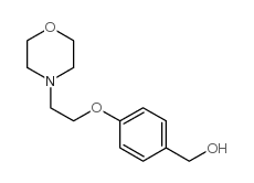 {4-[2-(吗啉-4-基)乙氧基]苯基}甲醇结构式