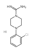 4-(2-CHLOROPHENYL)PIPERAZINE-1-CARBOXIMIDAMIDE HYDROIODIDE structure