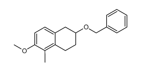2-(benzyloxy)-6-methoy-5-methyl-1,2,3,4-tetrahydronaphthalene Structure