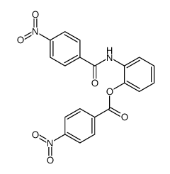[2-[(4-nitrobenzoyl)amino]phenyl] 4-nitrobenzoate Structure