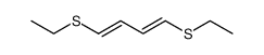 1,4-bisethylthiobuta-1,3-diene结构式