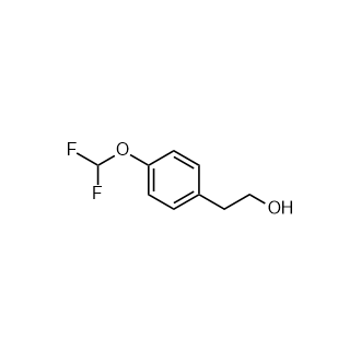 2-[4-(二氟甲氧基)苯基]乙-1-醇结构式