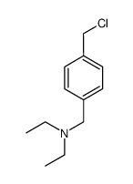 (4-Chloromethyl-benzyl)-diethyl-amine结构式